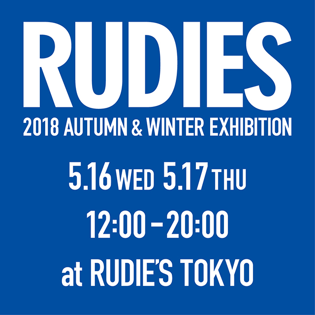 RUDIE'S 2018AW EXHIBITION DM.jpg